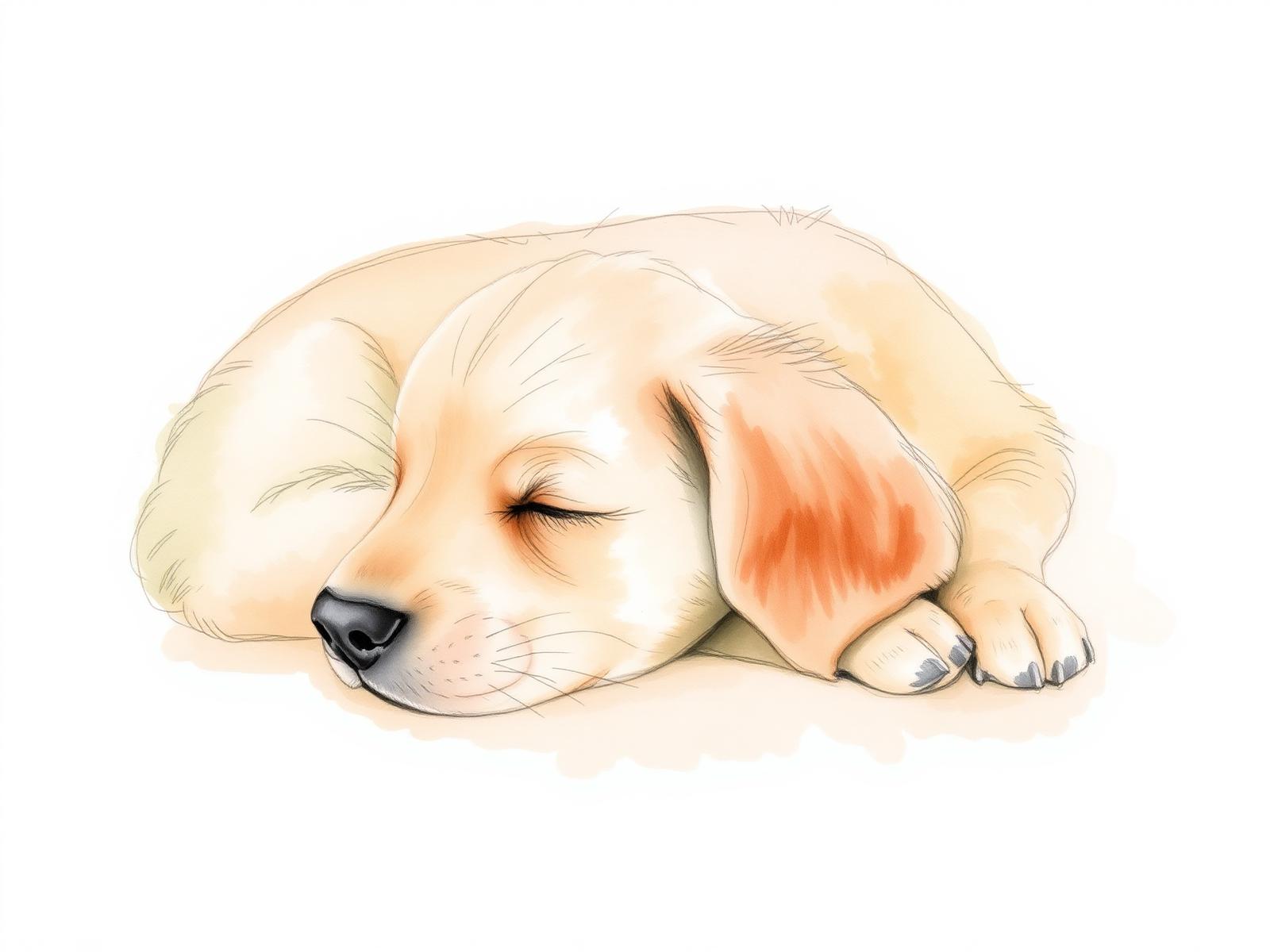 Watercolor pet portrait